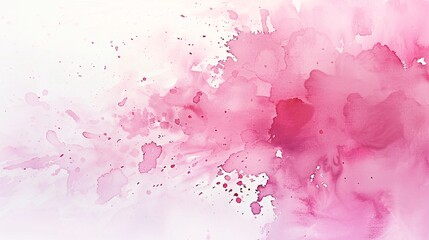 Obraz premium Water color pink white background