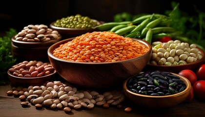 Naklejka premium legumes