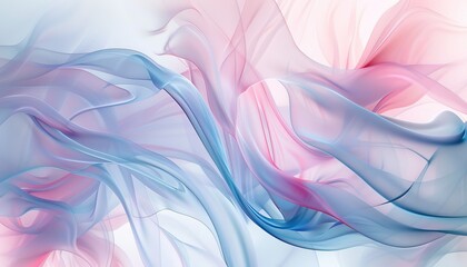 Fototapeta premium Soft pastel swirling patterns create a calming abstract wallpaper, perfect for serene bedroom