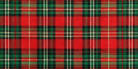 Red and Green Plaid Fabric Texture, Christmas, Plaid, Fabric