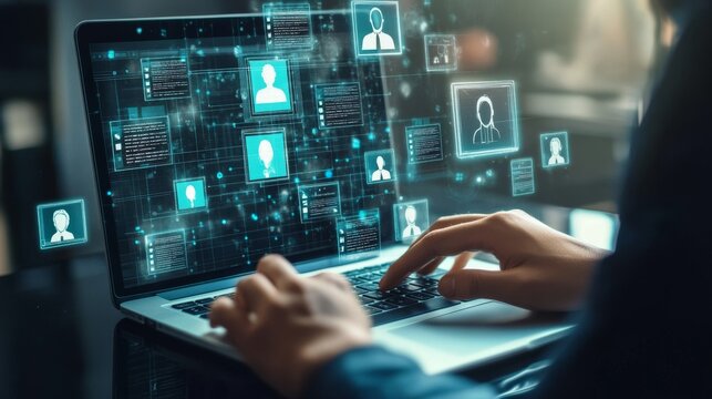 Digital Networking and Connections.