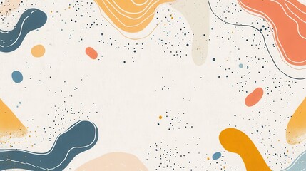 A playful doodle pattern on light grey, perfect for blogs or portfolio designs