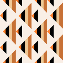 Seamless abstract geometric pattern. Vector Illustration