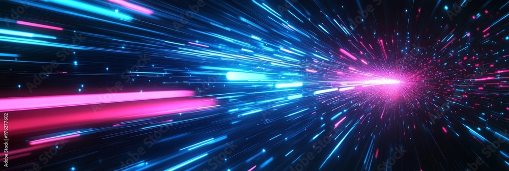 Poster delve into an intriguing abstract digital data background that showcases a variety of technological 