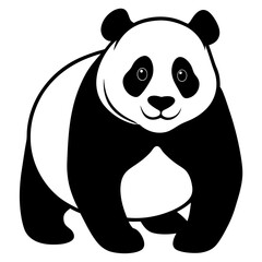 panda with bamboo
