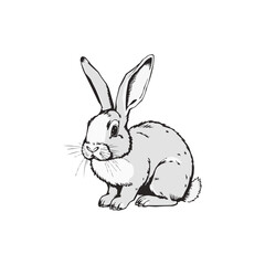 rabbit logo illustration
