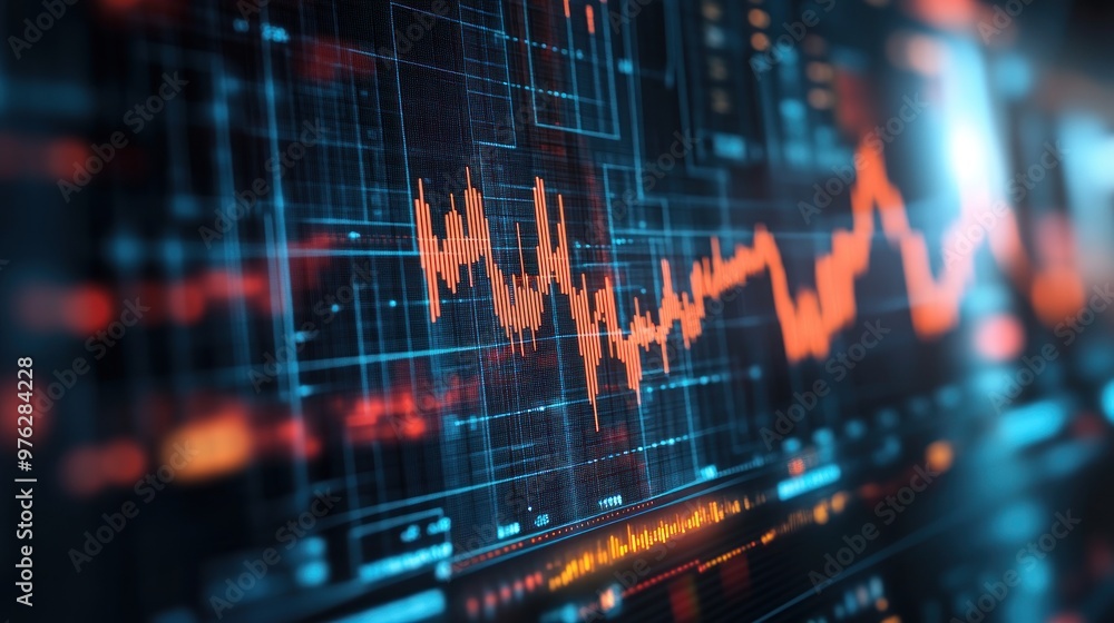 Aufkleber a financial audit report with charts and graphs, representing financial analysis and auditing