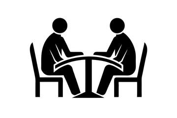 Fototapeta premium people sitting on a chair