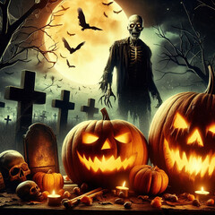 Skeleton March: Jack-o’-Lanterns of the Underworld