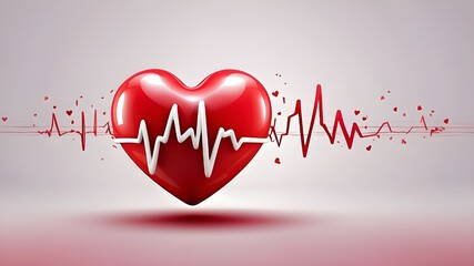 3D Illustrator Internal organs of the human heart: an anatomy concept. Vector for Ep. 10.
