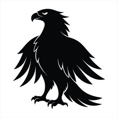 Eagle silhouette vector