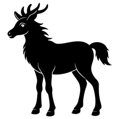 deer silhouette vector