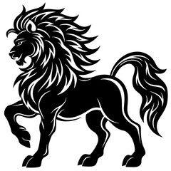 horse silhouette illustration