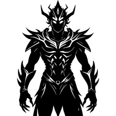 black and white tattoo