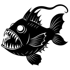 black and white fish