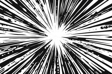 A sudden flash of light in a darkened environment