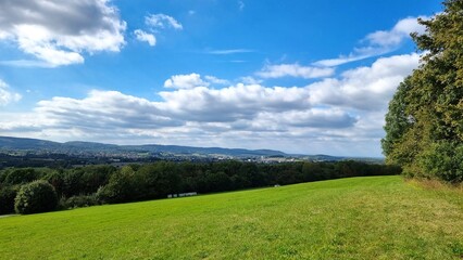 panoramic picture,  the fields over bellenberg