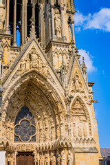 Fototapeta premium La Cathédrale Notre-Dame de Reims