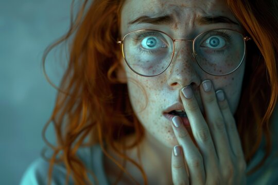 A close-up shot of an individual wearing glasses, perfect for use in editorial content or as a visual aid