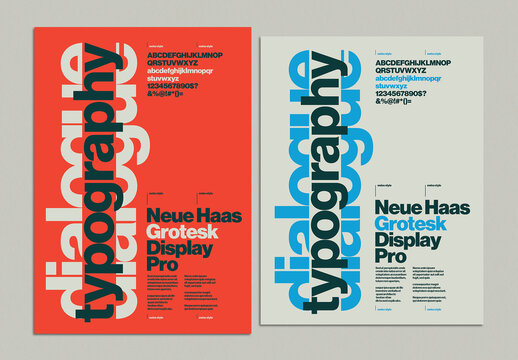 Swiss International Design Style Poster Layout