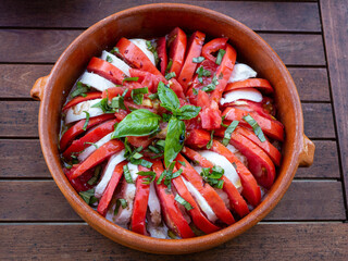 salade tomate mozzarella
