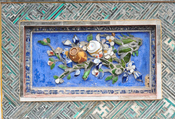 mosaic of the mosaic in the palace Vietnam