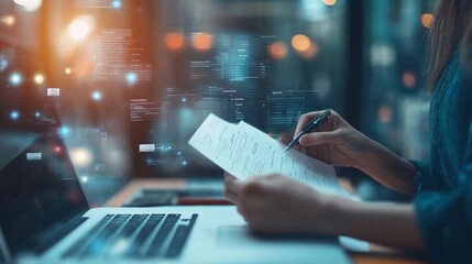 A software platform for digital invoices and online statements, streamlining electronic financial documentation