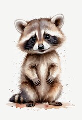 Obraz premium baby of a Raccoon