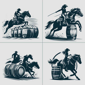 Barrel Racing Drawing Patterns Barrel Racing Drawing
