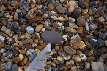stones on the beach