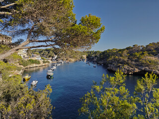 Cala Figuera port seen from a distance