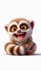 Fototapeta premium 3D lachender Loris