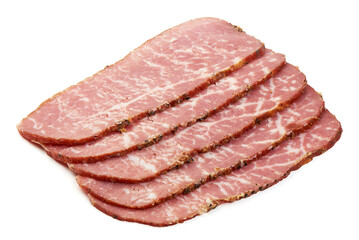 Premium Japanse Marble Meat, isolated on a white background. Close-up