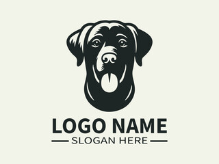 Labrador Retriever Logo Design, Labrador, Golden Retriever, Friendly Retriever, Family Dog