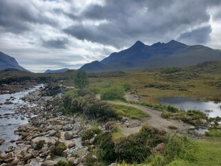 Isle of Skye, Scotland from Sligachan Bridge