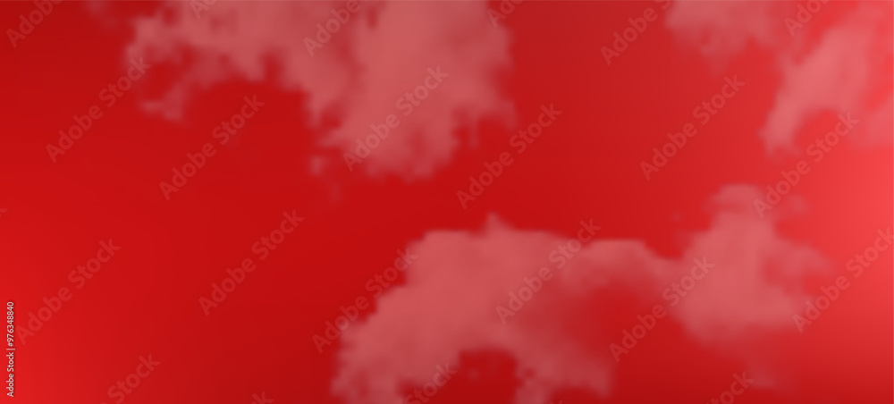 Poster modern colorful gradient background with clouds
