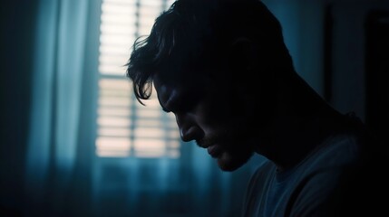 Depressed Man in His Late Twenties 20s