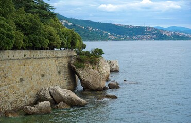 Rock in the Adria at Miramare, Trieste