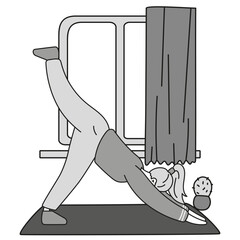 People Doing Cardio Exercises and workout routine. Active individuals performing various cardio workouts, such as running, jumping jacks, and high knees, designed to improve endurance and heart health