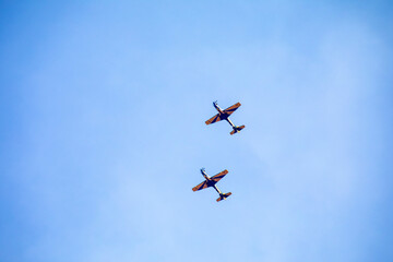 Traditional Brazilian Smoke Squadron, consisting of 3 Super Tucano A-29 Turboprop aircraft