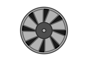 Obraz premium Ventilador de ordenador para sistema de refrigeración por aire