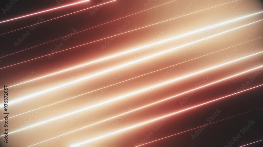 Poster gradient orange lines shifting. 4k beautiful abstract background with animation for business present