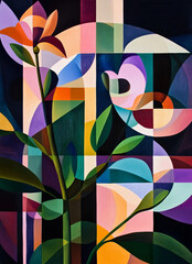 Obraz premium oil painting abstract background 