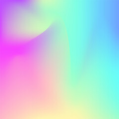 Hologram Texture. Retro Creative Invitation. Cosmos Foil. Bright Mesh. Pink Pop Background. Abstract Background. Iridescent Gradient. Blur Vector. Purple Hologram Texture