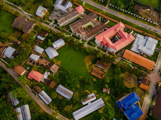 Obraz premium TOMA AEREA DE LA UNIVERSIDAD NACIONAL AGRARIA DE LA SELVA TINGO MARIA