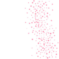 Elegant Confetti. Rose Glowing Painting. Handdrawn Brochure. Pink Winter Print. Hand Drawn Concept. Golden Splatter Flyer. 14 February Magazine. Pink Elegant Confetti