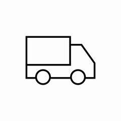 truck lorry delivery icon sign vector