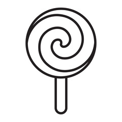 Lollipop Candy line icon