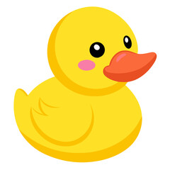 Cute yellow rubber duck toy 