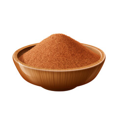 Aromatic Ground Cumin In A Wooden Bowl With Cumin Seeds Beside It For Cooking And Spices